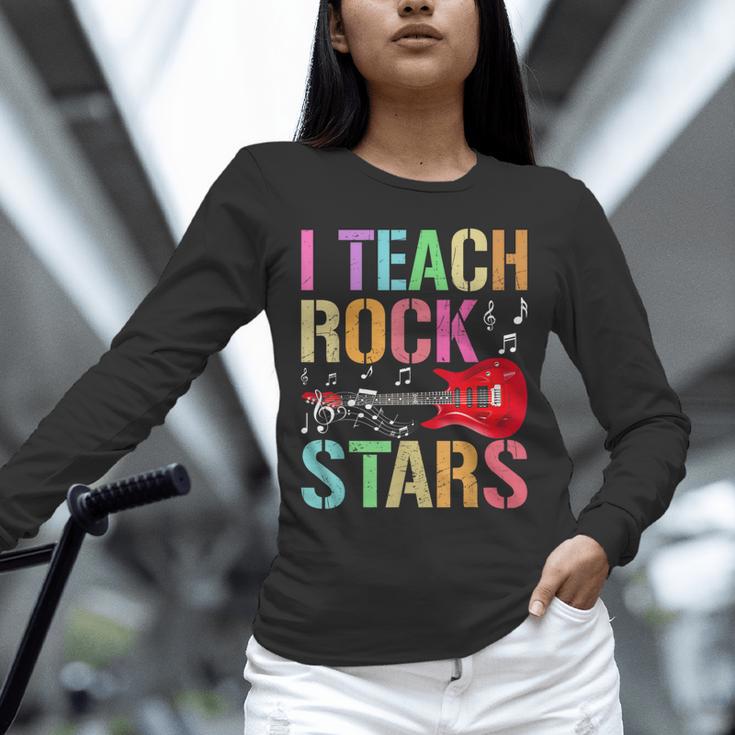 I Teach Rockstars Band Vibes Teacher Rocks My Music Teaching Unisex Long Sleeve T-Shirt, novelty gifts, funny gifts I Teach Rockstars Band Vibes Teacher Rocks My Music Teaching Unisex Long Sleeve T-Shirt, novelty gifts, funny gifts