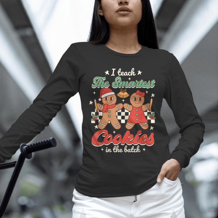 I Teach The Smartest Cookies In The Batch Teacher Christmas For Men Women Kids Unisex Long Sleeve T-Shirt, novelty gifts, funny gifts I Teach The Smartest Cookies In The Batch Teacher Christmas For Men Women Kids Unisex Long Sleeve T-Shirt, novelty gifts, funny gifts