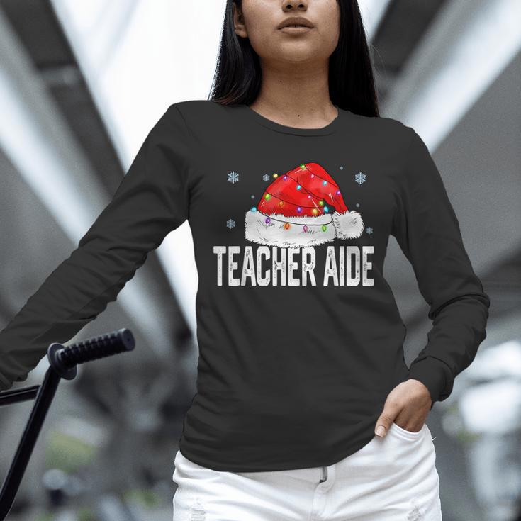 Teacher Aide Christmas Women Family Matching Group Xmas Unisex Long Sleeve T-Shirt, novelty gifts, funny gifts