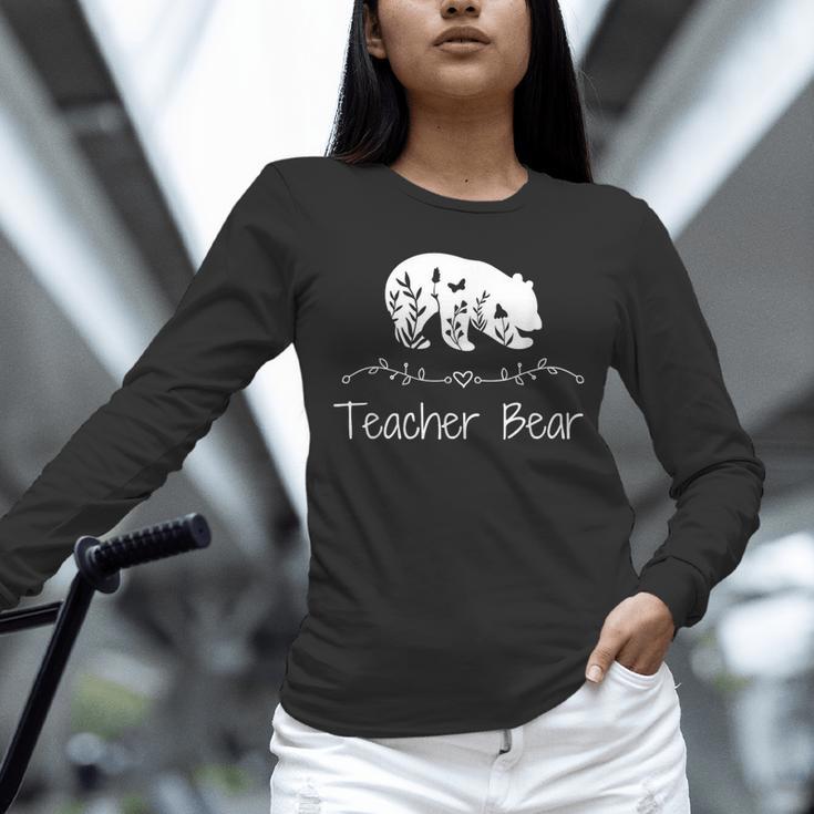 Teacher Bear For Educators Teacher Appreciation Unisex Long Sleeve T-Shirt, novelty gifts, funny gifts