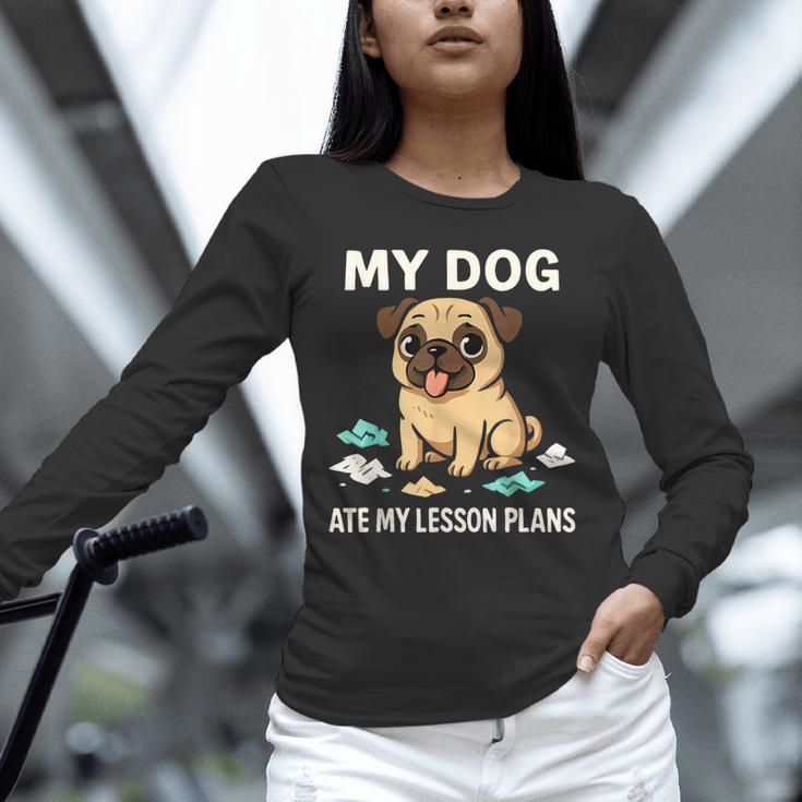 Teacher My Dog Ate My Lesson Plans School Staff Unisex Long Sleeve T-Shirt, novelty gifts, funny gifts Teacher My Dog Ate My Lesson Plans School Staff Unisex Long Sleeve T-Shirt, novelty gifts, funny gifts