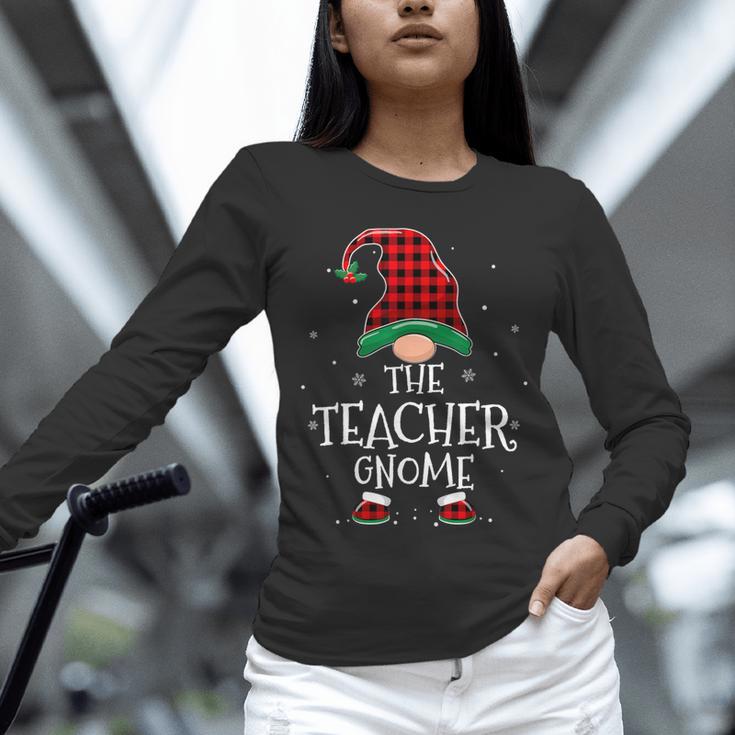 Teacher Gnome Xmas Family Matching Plaid Christmas Gnomes Unisex Long Sleeve T-Shirt, novelty gifts, funny gifts Teacher Gnome Xmas Family Matching Plaid Christmas Gnomes Unisex Long Sleeve T-Shirt, novelty gifts, funny gifts