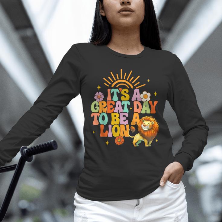 Teacher Life Back To School It's A Great A Day To Be A Lion Unisex Long Sleeve T-Shirt, novelty gifts, funny gifts Teacher Life Back To School It's A Great A Day To Be A Lion Unisex Long Sleeve T-Shirt, novelty gifts, funny gifts