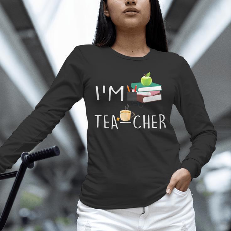 Teacher Puns I'm Tea-Cher Tea Lover Fun Teacher For Men Women Unisex Long Sleeve T-Shirt, novelty gifts, funny gifts Teacher Puns I'm Tea-Cher Tea Lover Fun Teacher For Men Women Unisex Long Sleeve T-Shirt, novelty gifts, funny gifts