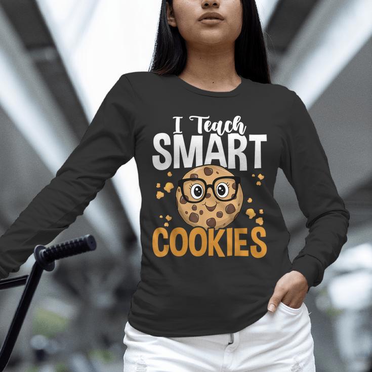 Teacher I Teach Smart Cookies Nerd Unisex Long Sleeve T-Shirt, novelty gifts, funny gifts