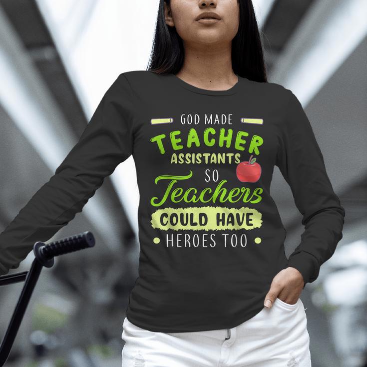 Teacher Teaching Assistant Aide Hero Unisex Long Sleeve T-Shirt, novelty gifts, funny gifts