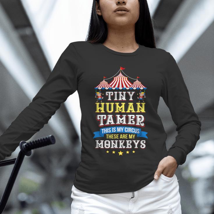 Teacher Tiny Human Tamer This My Circus These Are My Monkeys Unisex Long Sleeve T-Shirt, novelty gifts, funny gifts Teacher Tiny Human Tamer This My Circus These Are My Monkeys Unisex Long Sleeve T-Shirt, novelty gifts, funny gifts