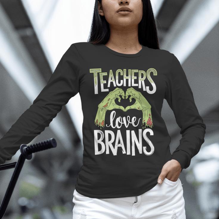 Teachers Love Zombie Teacher Halloween Fun Unisex Long Sleeve T-Shirt, novelty gifts, funny gifts Teachers Love Zombie Teacher Halloween Fun Unisex Long Sleeve T-Shirt, novelty gifts, funny gifts