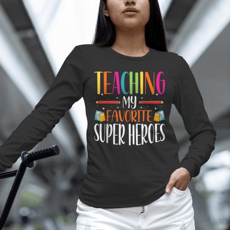 Teaching My Favorite Superheros Men Women SPED Teacher Unisex Long Sleeve T-Shirt, novelty gifts, funny gifts Teaching My Favorite Superheros Men Women SPED Teacher Unisex Long Sleeve T-Shirt, novelty gifts, funny gifts
