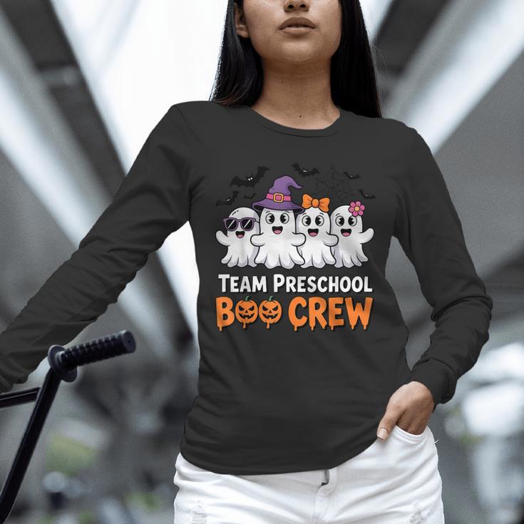 Team Preschool Boo Crew Halloween Teacher Student Costume Unisex Long Sleeve T-Shirt, novelty gifts, funny gifts