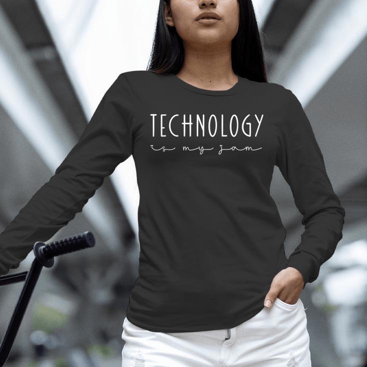 Technology Is My Jam Team Technology Teacher Squad Unisex Long Sleeve T-Shirt, novelty gifts, funny gifts Technology Is My Jam Team Technology Teacher Squad Unisex Long Sleeve T-Shirt, novelty gifts, funny gifts