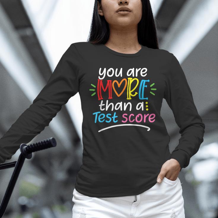 Test Day Teacher Shirt You Are More Than a Test Score Women Unisex Long Sleeve T-Shirt, novelty gifts, funny gifts Test Day Teacher Shirt You Are More Than a Test Score Women Unisex Long Sleeve T-Shirt, novelty gifts, funny gifts