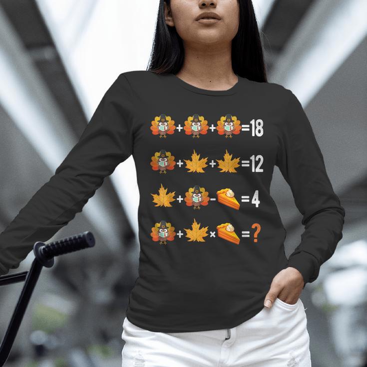 Thanksgiving Order Of Operations Quiz Math Teacher Life Unisex Long Sleeve T-Shirt, novelty gifts, funny gifts