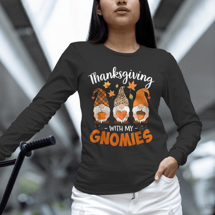 Thanksgiving Shirts For Women With My Gnomies Teachers Gnome Unisex Long Sleeve T-Shirt, novelty gifts, funny gifts
