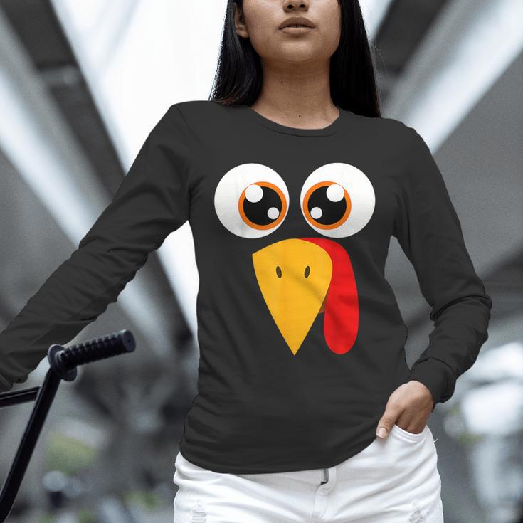 Turkey Face Halloween Costume Thanksgiving Teacher Nurse Unisex Long Sleeve T-Shirt, novelty gifts, funny gifts Turkey Face Halloween Costume Thanksgiving Teacher Nurse Unisex Long Sleeve T-Shirt, novelty gifts, funny gifts