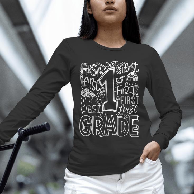 Typography 1st Grade Team Student Teacher Unisex Long Sleeve T-Shirt, novelty gifts, funny gifts Typography 1st Grade Team Student Teacher Unisex Long Sleeve T-Shirt, novelty gifts, funny gifts