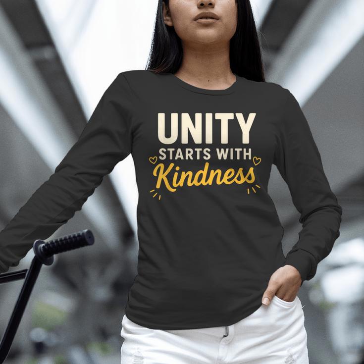 Unity Kindness Shirt Women Teachers Kids Unity Day Orange Unisex Long Sleeve T-Shirt, novelty gifts, funny gifts