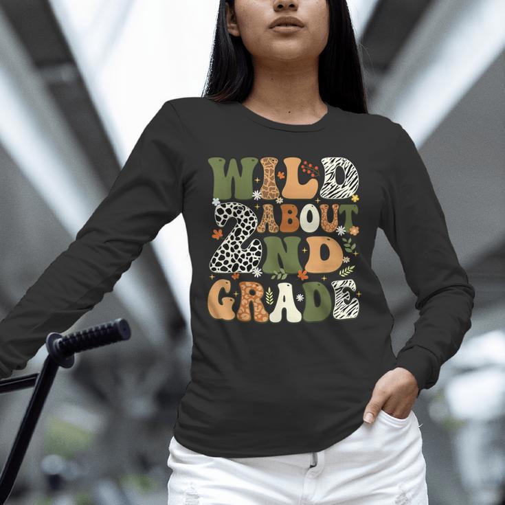 Wild About 2nd Grade Teacher Student First Day Of School Unisex Long Sleeve T-Shirt, novelty gifts, funny gifts Wild About 2nd Grade Teacher Student First Day Of School Unisex Long Sleeve T-Shirt, novelty gifts, funny gifts