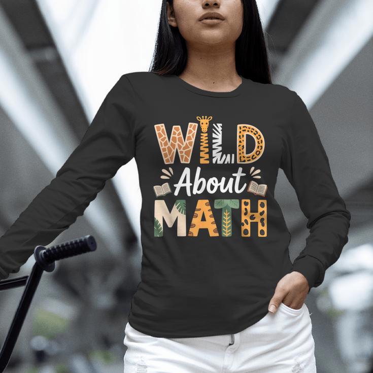 Wild About Math Cute Teacher Student Math Club Unisex Long Sleeve T-Shirt, novelty gifts, funny gifts Wild About Math Cute Teacher Student Math Club Unisex Long Sleeve T-Shirt, novelty gifts, funny gifts