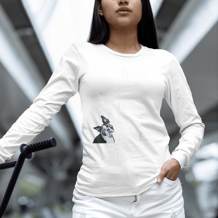 Boston Terrier Reading Books Love My Dog Men Women Kids T-Shirt Unisex Long Sleeve T-Shirt, novelty gifts, funny gifts