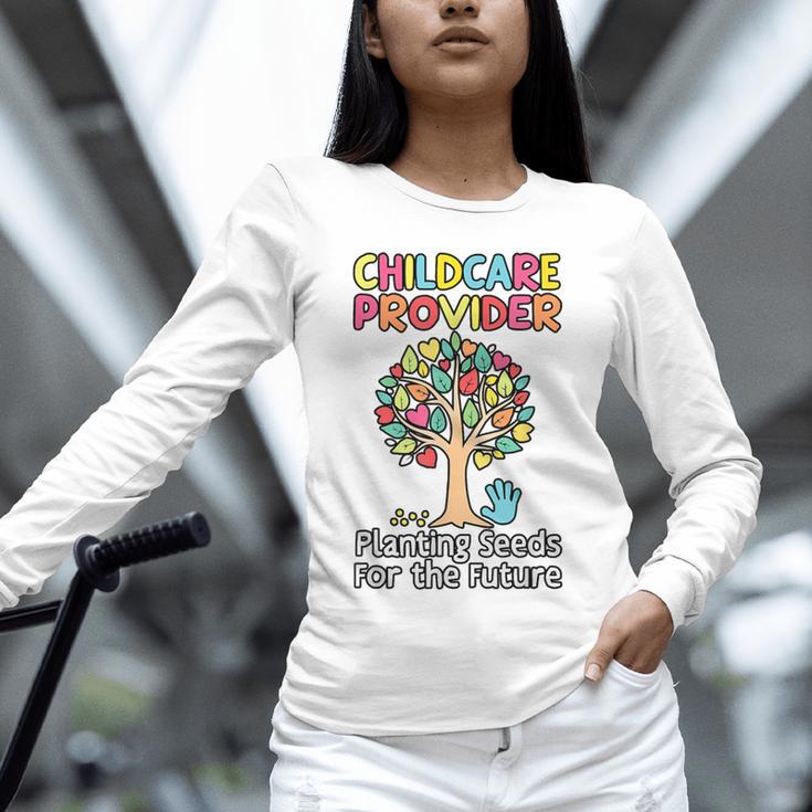 Childcare Provider Job Daycare Provider Daycare Teacher Unisex Long Sleeve T-Shirt, novelty gifts, funny gifts
