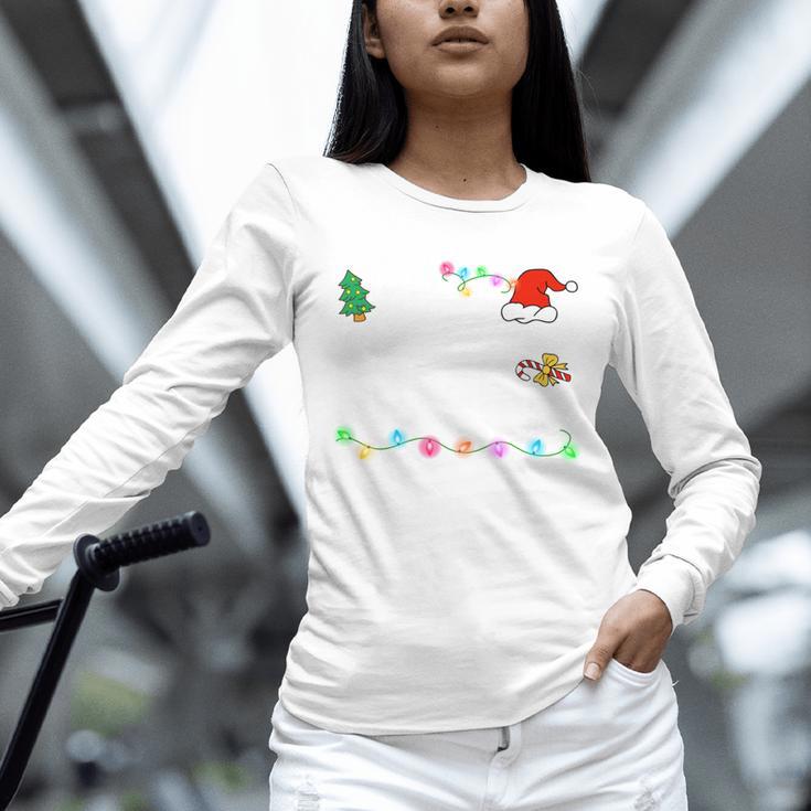Is It Christmas Break Yet Teacher Xmas Light Santa Hat Unisex Long Sleeve T-Shirt, novelty gifts, funny gifts Is It Christmas Break Yet Teacher Xmas Light Santa Hat Unisex Long Sleeve T-Shirt, novelty gifts, funny gifts