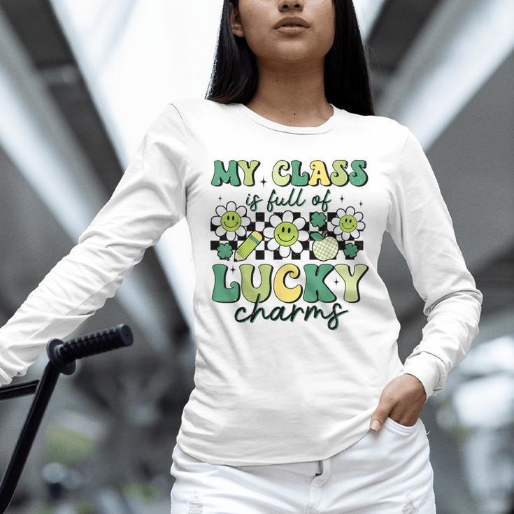 My Class Is Full Of Lucky Charms St Patricks Day Teacher Unisex Long Sleeve T-Shirt, novelty gifts, funny gifts My Class Is Full Of Lucky Charms St Patricks Day Teacher Unisex Long Sleeve T-Shirt, novelty gifts, funny gifts