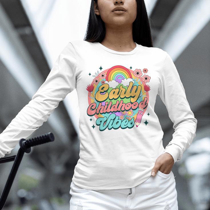 Daycare Teacher Daycare Provider Early Childhood Vibes Unisex Long Sleeve T-Shirt, novelty gifts, funny gifts Daycare Teacher Daycare Provider Early Childhood Vibes Unisex Long Sleeve T-Shirt, novelty gifts, funny gifts