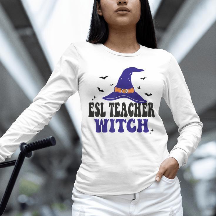 ESL Teacher Witch Halloween Matching Group Costume Unisex Long Sleeve T-Shirt, novelty gifts, funny gifts ESL Teacher Witch Halloween Matching Group Costume Unisex Long Sleeve T-Shirt, novelty gifts, funny gifts