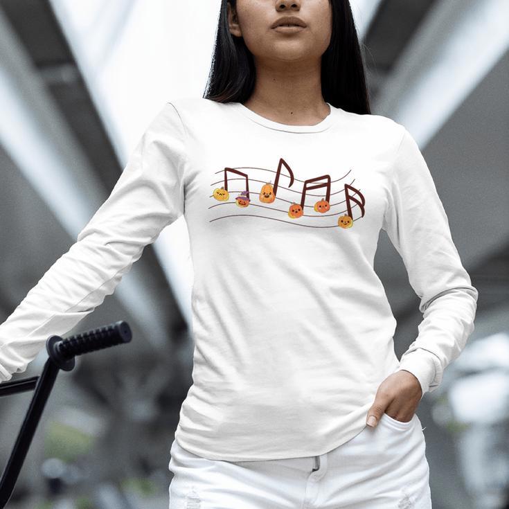 Fall Music Teacher Halloween Pumpkin Music Note Fall Teacher Unisex Long Sleeve T-Shirt, novelty gifts, funny gifts Fall Music Teacher Halloween Pumpkin Music Note Fall Teacher Unisex Long Sleeve T-Shirt, novelty gifts, funny gifts