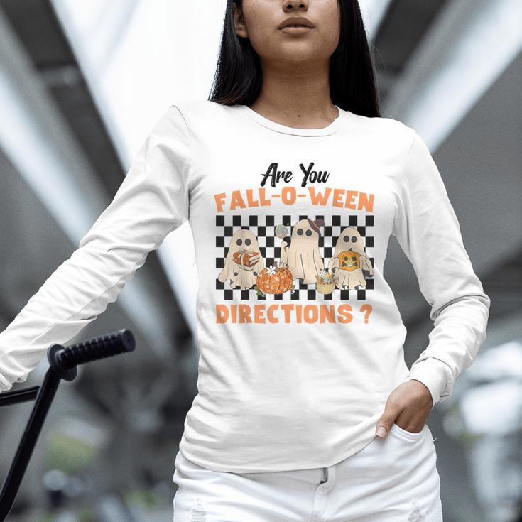 Are You Fall-O-Ween Directions Halloween Ghost Fall Teacher Unisex Long Sleeve T-Shirt, novelty gifts, funny gifts Are You Fall-O-Ween Directions Halloween Ghost Fall Teacher Unisex Long Sleeve T-Shirt, novelty gifts, funny gifts