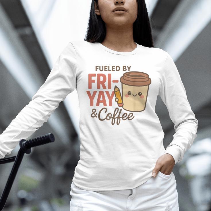 Friyay Teacher Coffee Friday School Cute Fri Yay Unisex Long Sleeve T-Shirt, novelty gifts, funny gifts Friyay Teacher Coffee Friday School Cute Fri Yay Unisex Long Sleeve T-Shirt, novelty gifts, funny gifts