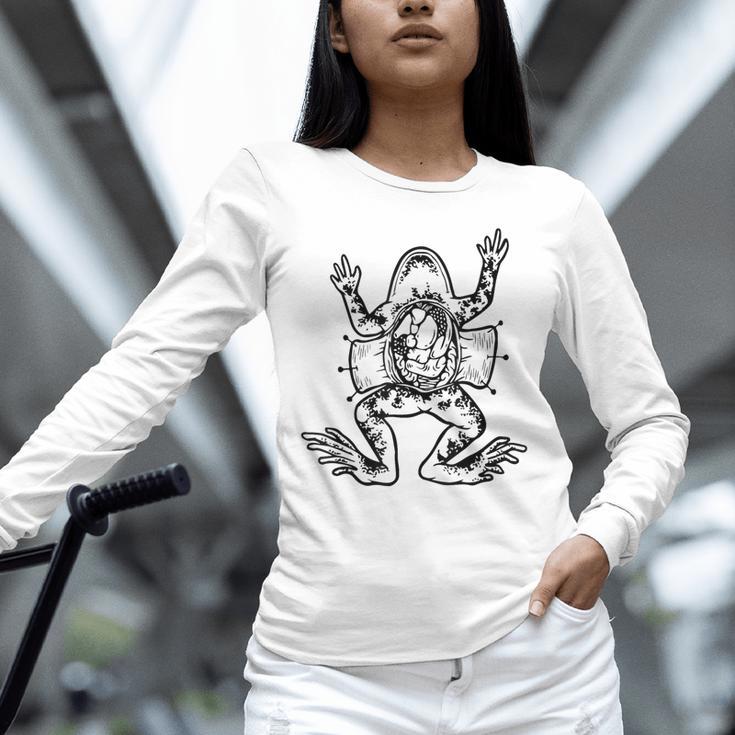 Frog Dissection Biology Anatomy Lab Science Teacher Unisex Long Sleeve T-Shirt, novelty gifts, funny gifts Frog Dissection Biology Anatomy Lab Science Teacher Unisex Long Sleeve T-Shirt, novelty gifts, funny gifts