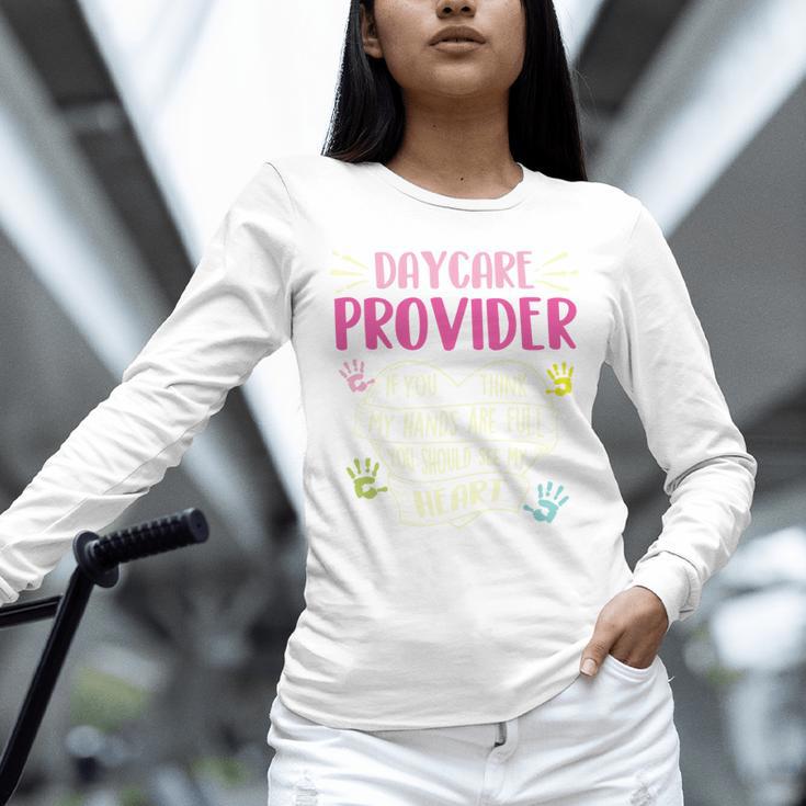 Full Heart Daycare Provider Nanny Au Pair Pre-K Teacher Unisex Long Sleeve T-Shirt, novelty gifts, funny gifts Full Heart Daycare Provider Nanny Au Pair Pre-K Teacher Unisex Long Sleeve T-Shirt, novelty gifts, funny gifts