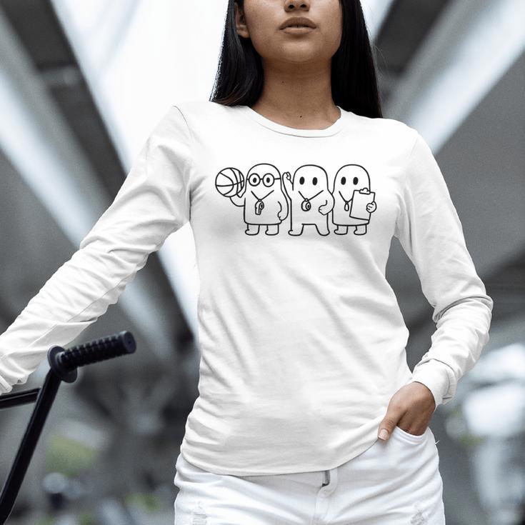 Ghost Costume Gym Physical Education Teacher PE Coach Unisex Long Sleeve T-Shirt, novelty gifts, funny gifts