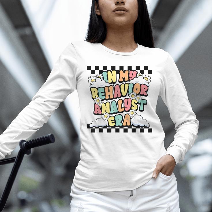 Groovy ABA RBT Therapist In My Behavior Analyst Era Teacher Unisex Long Sleeve T-Shirt, novelty gifts, funny gifts