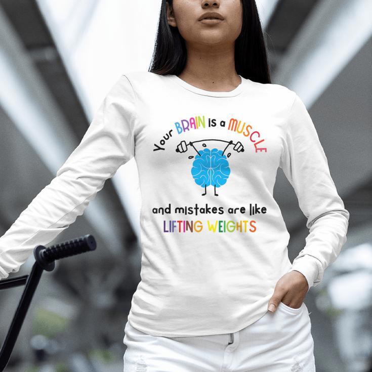 Growth Mindset Tee Teacher Quotes Men Women Kids Unisex Long Sleeve T-Shirt, novelty gifts, funny gifts