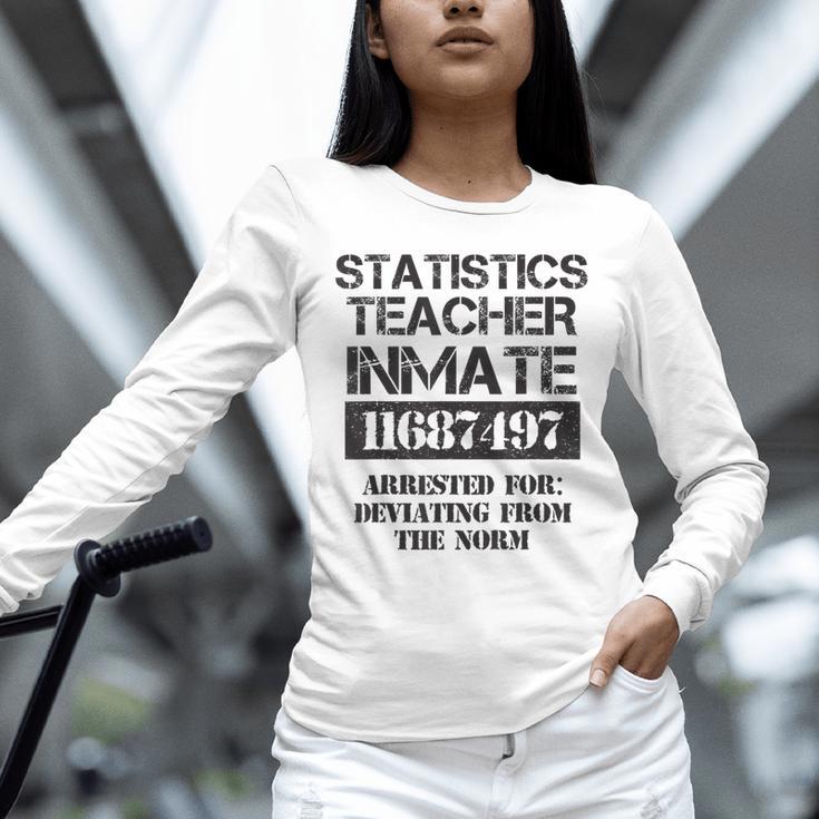 Halloween Statistics Teacher Prisoner Costume Unisex Long Sleeve T-Shirt, novelty gifts, funny gifts Halloween Statistics Teacher Prisoner Costume Unisex Long Sleeve T-Shirt, novelty gifts, funny gifts