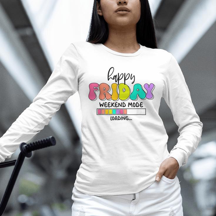 Happy Friyay Teacher School Friday Weekend Vibes Unisex Long Sleeve T-Shirt, novelty gifts, funny gifts Happy Friyay Teacher School Friday Weekend Vibes Unisex Long Sleeve T-Shirt, novelty gifts, funny gifts