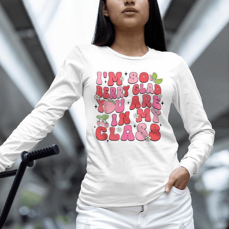 I'm So Berry Glad You Are Strawberry Elementary Teacher Unisex Long Sleeve T-Shirt, novelty gifts, funny gifts I'm So Berry Glad You Are Strawberry Elementary Teacher Unisex Long Sleeve T-Shirt, novelty gifts, funny gifts