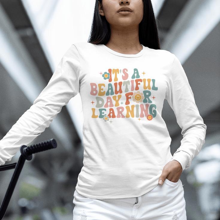 It's a Beautiful Day For Learning Teacher Students Men Women Unisex Long Sleeve T-Shirt, novelty gifts, funny gifts It's a Beautiful Day For Learning Teacher Students Men Women Unisex Long Sleeve T-Shirt, novelty gifts, funny gifts