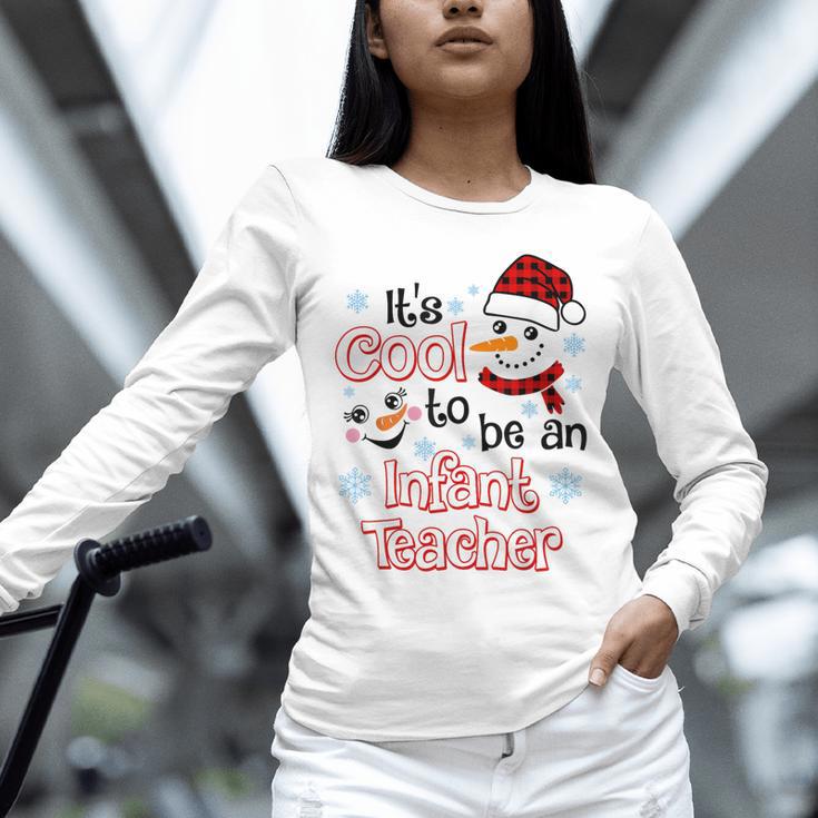 It's Cool To Be a Infant Teacher Snowman Winter Christmas Unisex Long Sleeve T-Shirt, novelty gifts, funny gifts It's Cool To Be a Infant Teacher Snowman Winter Christmas Unisex Long Sleeve T-Shirt, novelty gifts, funny gifts