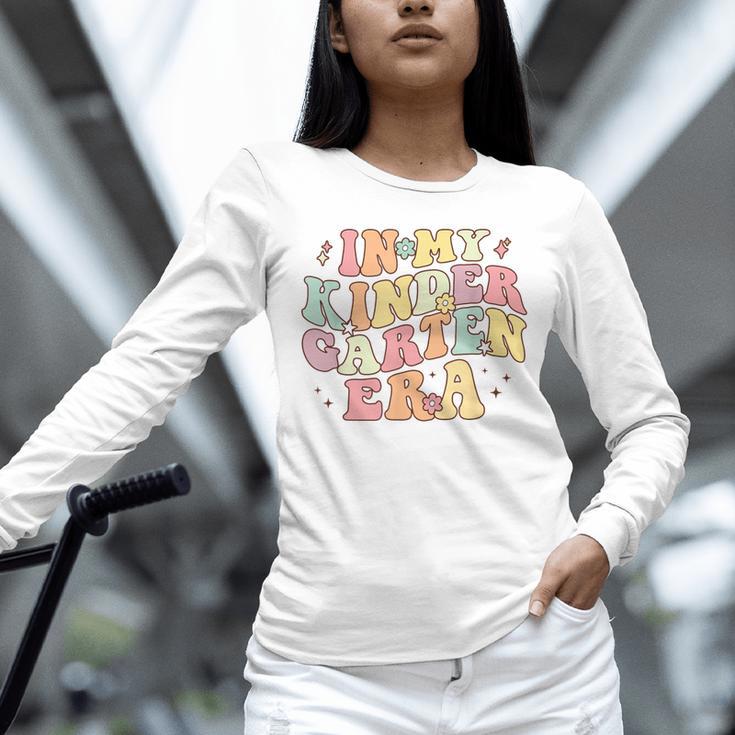 In My Kindergarten Era Retro Back To School Teacher Student Unisex Long Sleeve T-Shirt, novelty gifts, funny gifts In My Kindergarten Era Retro Back To School Teacher Student Unisex Long Sleeve T-Shirt, novelty gifts, funny gifts