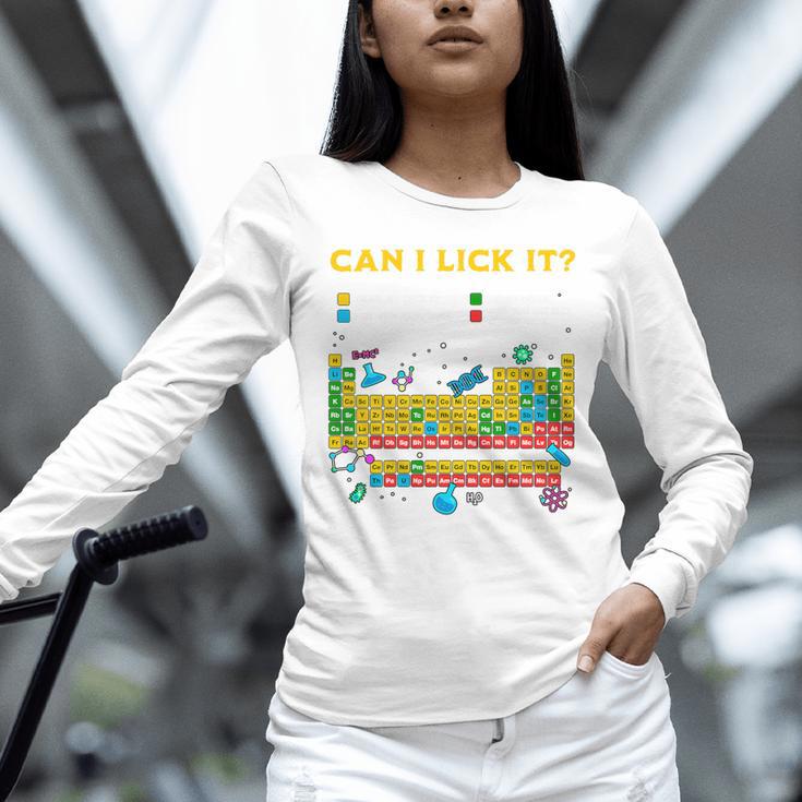 Can I Lick It Periodic Table Science Teacher Student Premium Tri-Blend Unisex Long Sleeve T-Shirt, novelty gifts, funny gifts Can I Lick It Periodic Table Science Teacher Student Premium Tri-Blend Unisex Long Sleeve T-Shirt, novelty gifts, funny gifts