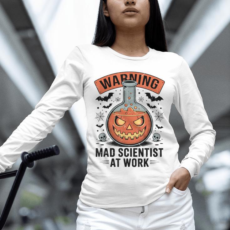 Mad Scientist Pumpkin Science Teacher Halloween Costume Kids Unisex Long Sleeve T-Shirt, novelty gifts, funny gifts Mad Scientist Pumpkin Science Teacher Halloween Costume Kids Unisex Long Sleeve T-Shirt, novelty gifts, funny gifts