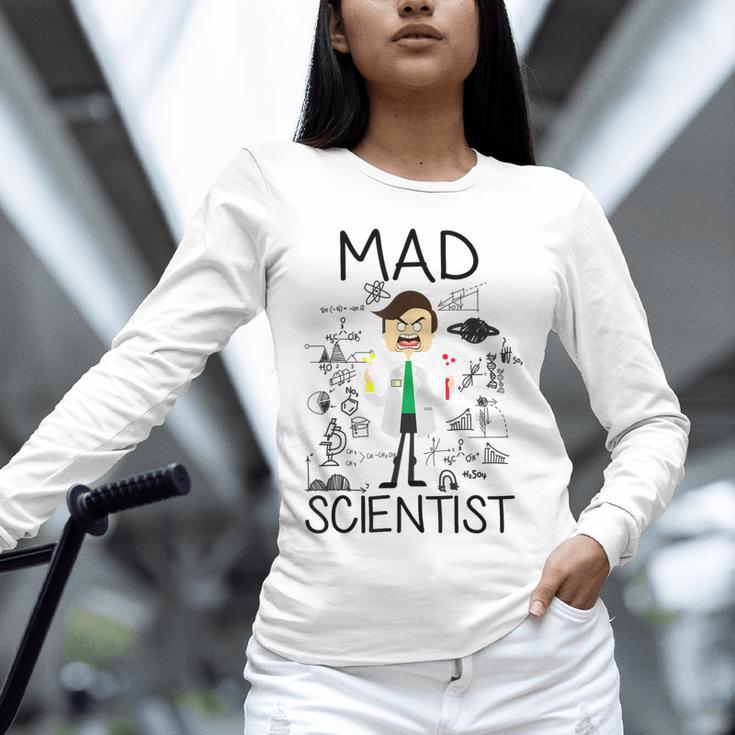 Mad Scientist Shirt Kids Boys Youth Science Teacher Unisex Long Sleeve T-Shirt, novelty gifts, funny gifts