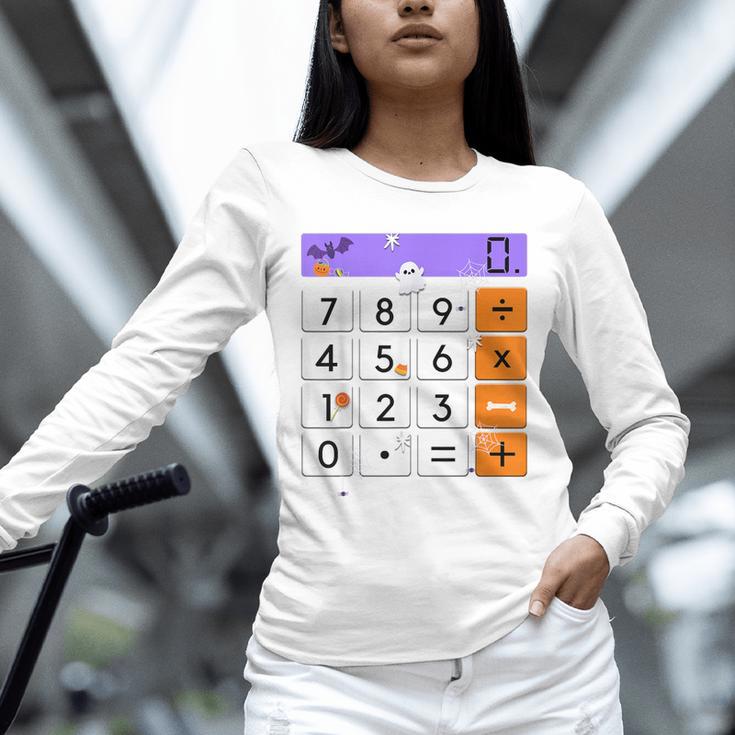 Math Teacher Halloween Costume Calculator Math Pun Unisex Long Sleeve T-Shirt, novelty gifts, funny gifts Math Teacher Halloween Costume Calculator Math Pun Unisex Long Sleeve T-Shirt, novelty gifts, funny gifts