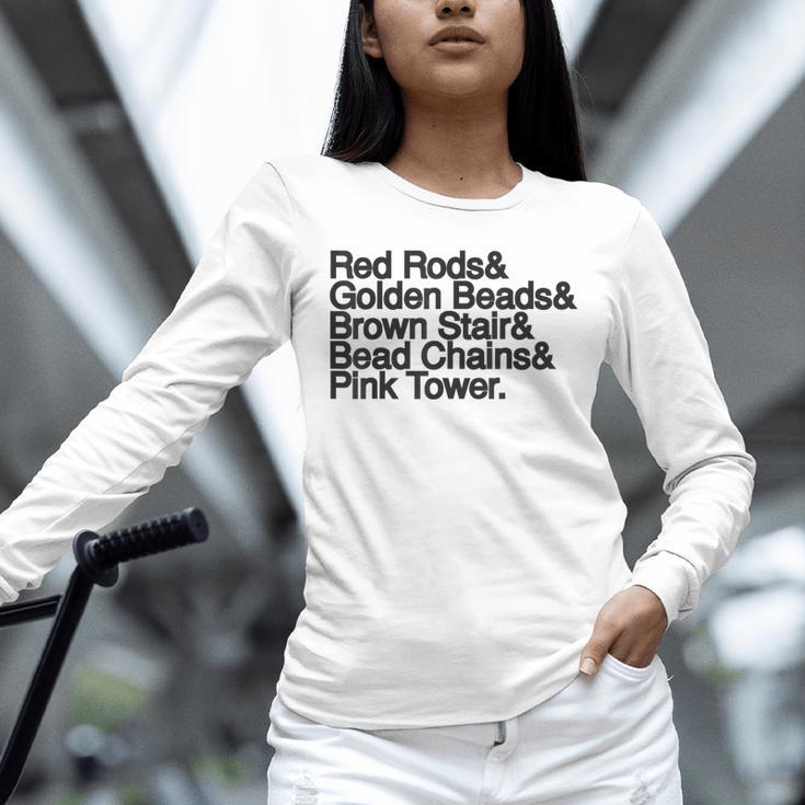 Montessori Helvetica Education Teacher Unisex Long Sleeve T-Shirt, novelty gifts, funny gifts Montessori Helvetica Education Teacher Unisex Long Sleeve T-Shirt, novelty gifts, funny gifts