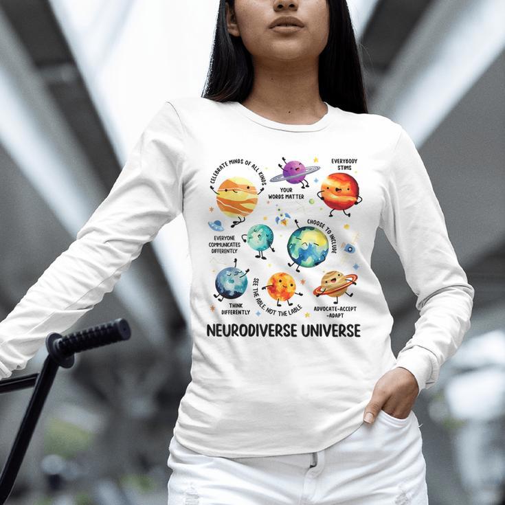 Neurodiverse Universe Space Planet Special Education Teacher Unisex Long Sleeve T-Shirt, novelty gifts, funny gifts Neurodiverse Universe Space Planet Special Education Teacher Unisex Long Sleeve T-Shirt, novelty gifts, funny gifts