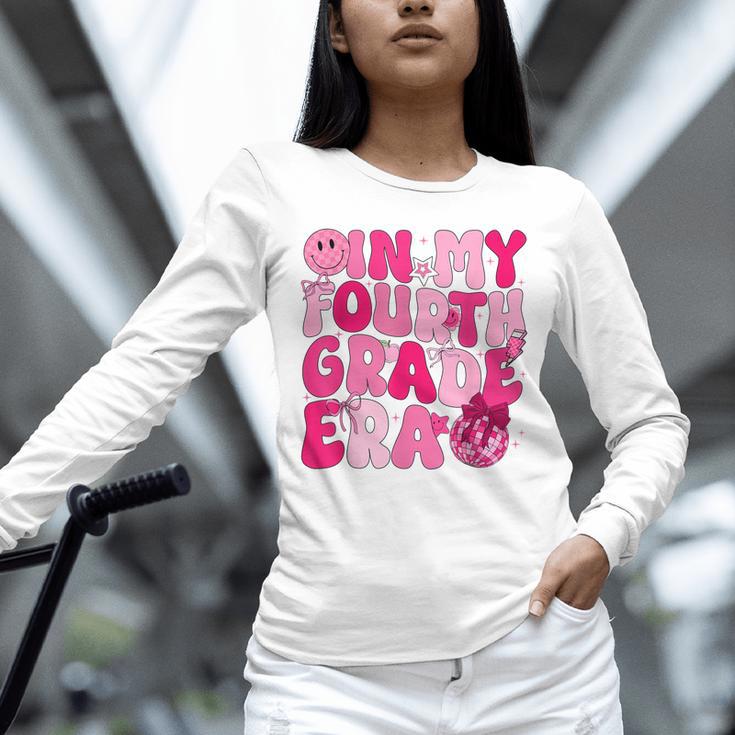 Pink Fourth Grade Era 4th Back To School Grade Teacher Unisex Long Sleeve T-Shirt, novelty gifts, funny gifts Pink Fourth Grade Era 4th Back To School Grade Teacher Unisex Long Sleeve T-Shirt, novelty gifts, funny gifts